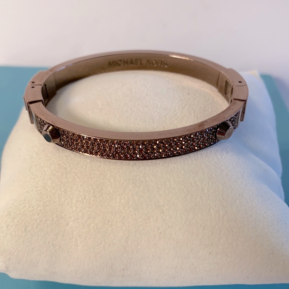 Michael Kors Bronze Tone Astor Pave Bracelet